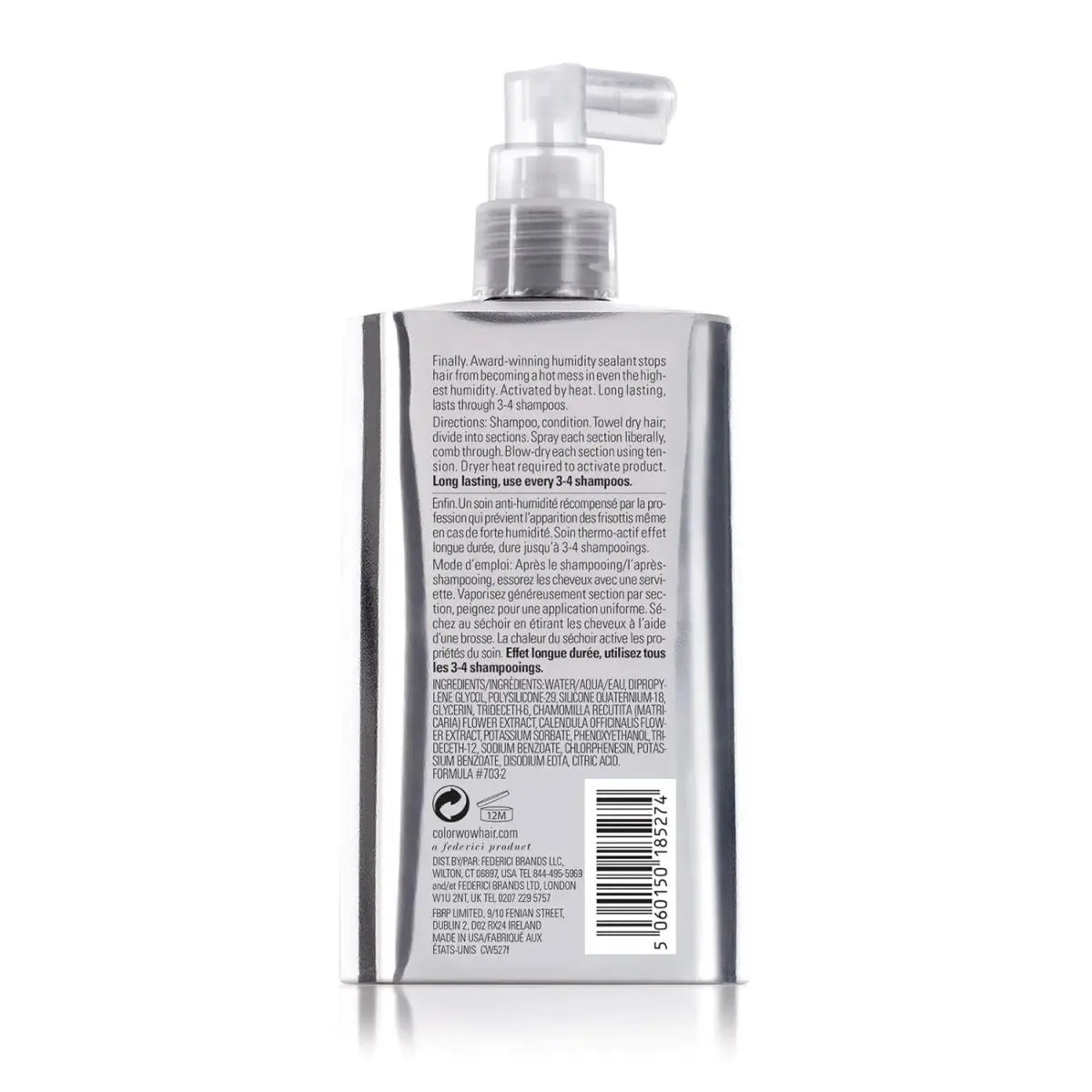 Anti-Humidity Hair Spray – Frizz Control & Heat Protectant - ToxiTress Hair Experience