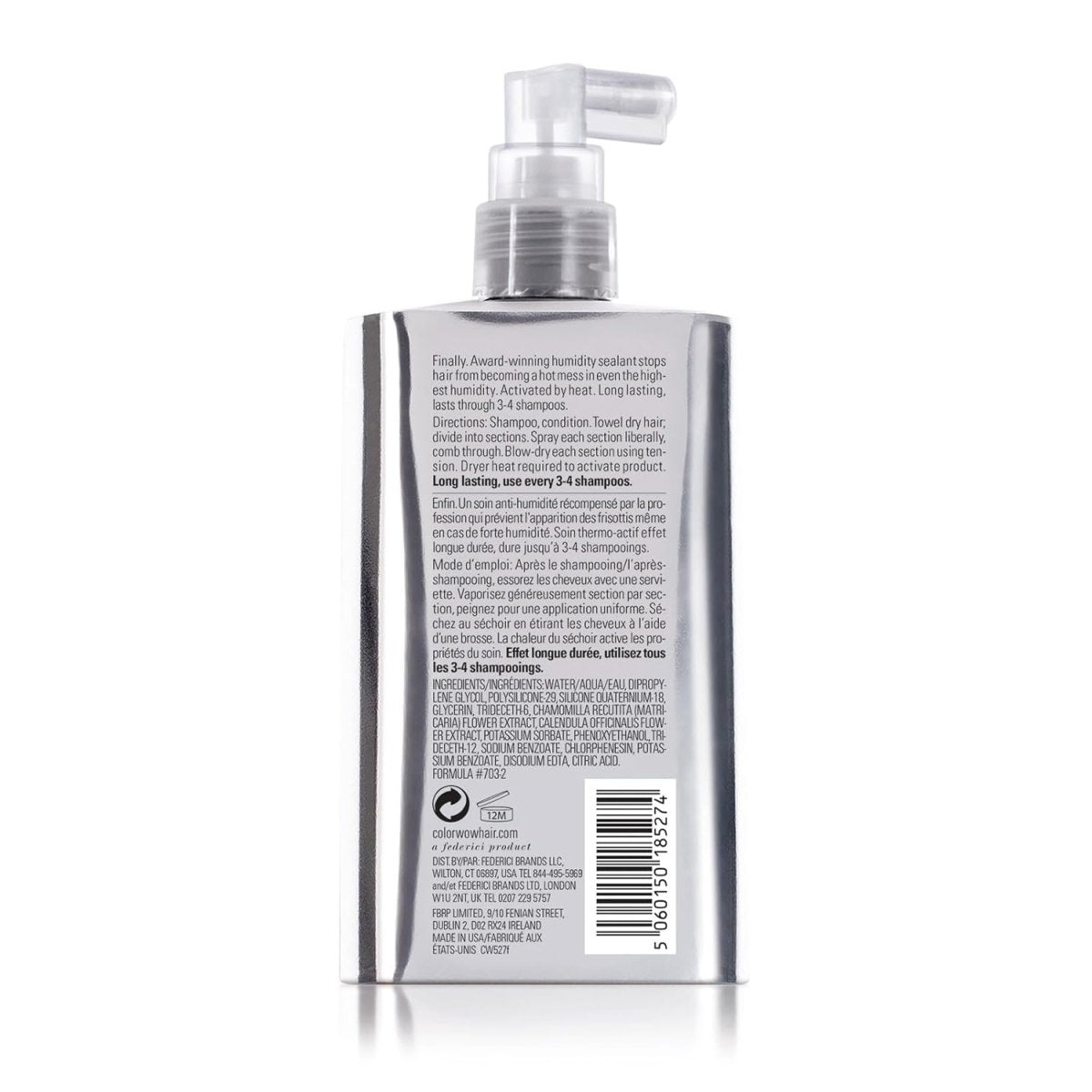 Anti-Humidity Hair Spray – Frizz Control & Heat Protectant - ToxiTress Hair Experience