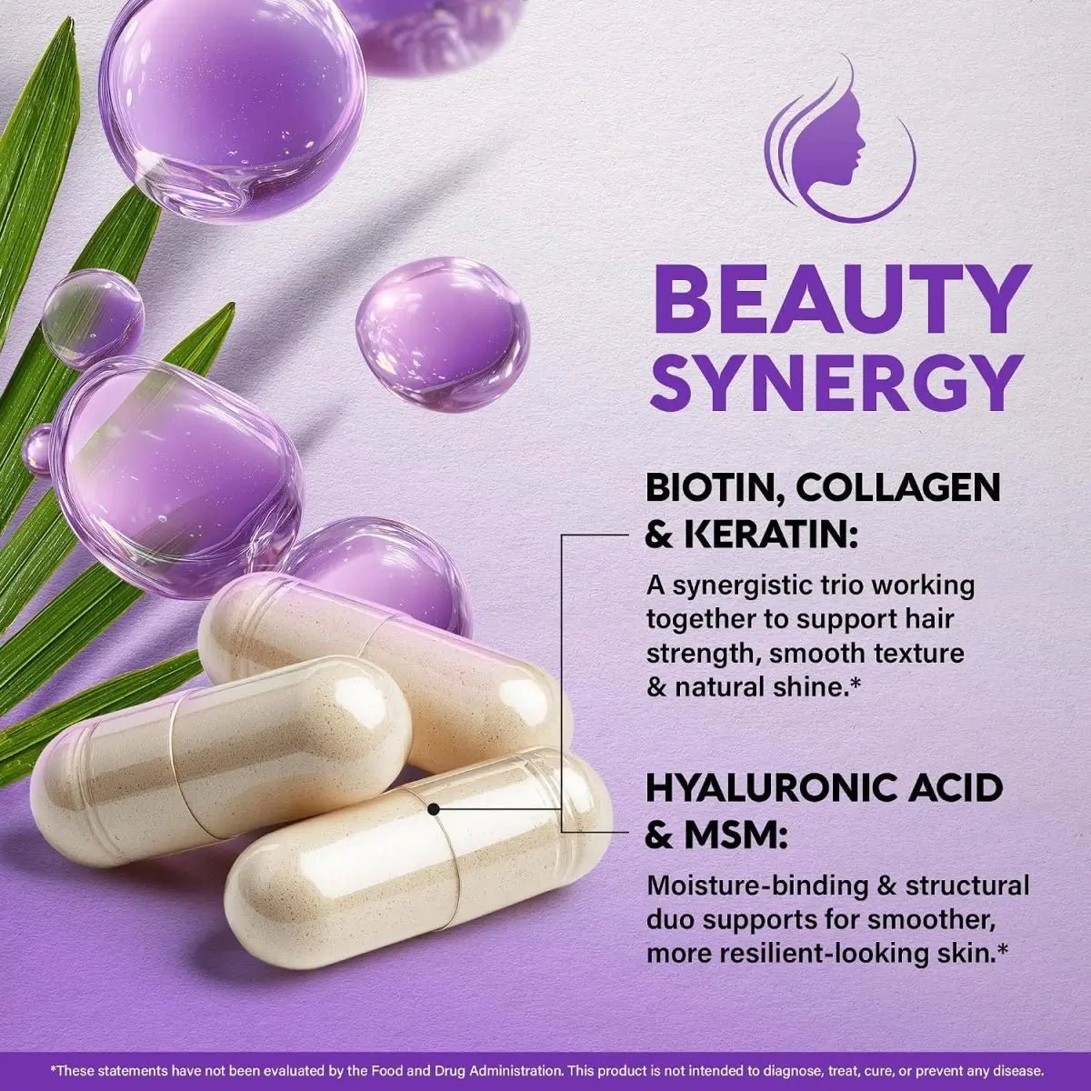 Biotin Collagen Keratin Complex Hair Skin & Nail Support - ToxiTress Hair Experience