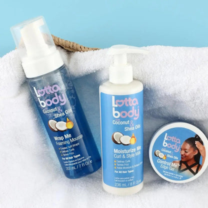 Curl-Defining Foaming Mousse with Coconut & Shea Oils 7 oz - ToxiTress Hair Experience