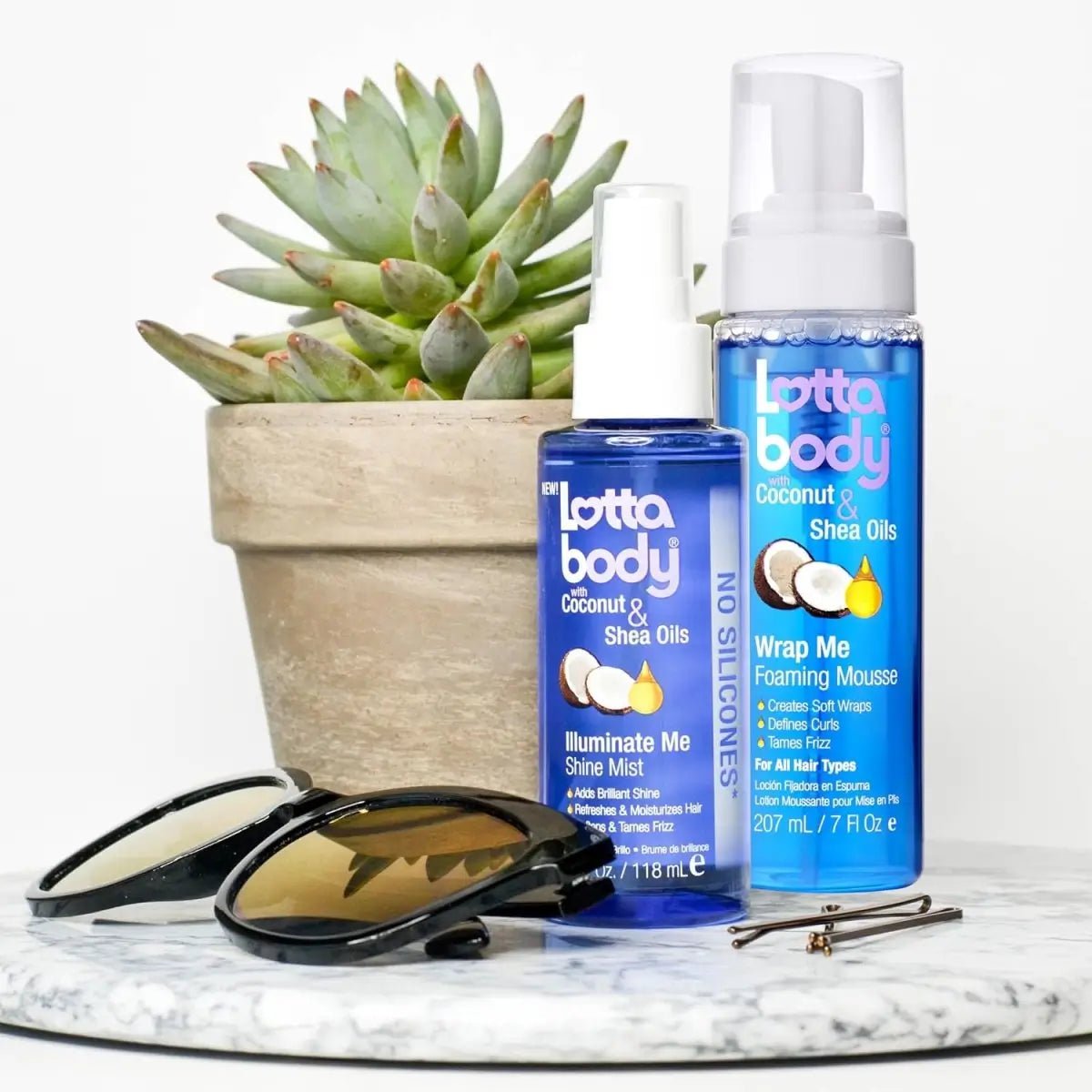 Curl-Defining Foaming Mousse with Coconut & Shea Oils 7 oz - ToxiTress Hair Experience