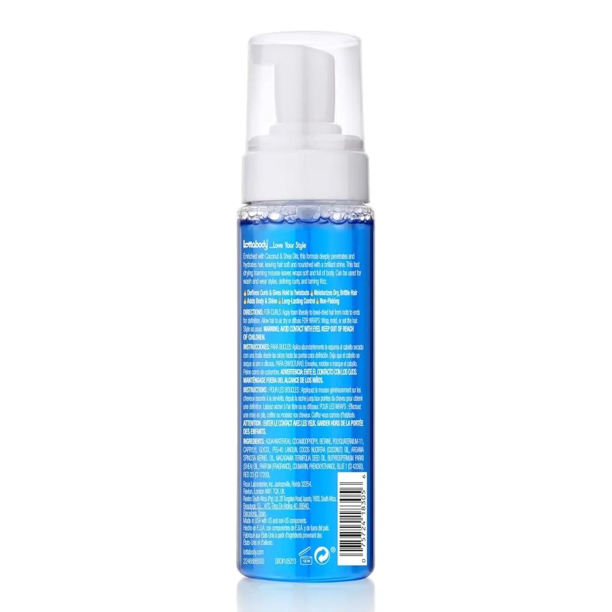 Curl-Defining Foaming Mousse with Coconut & Shea Oils 7 oz - ToxiTress Hair Experience