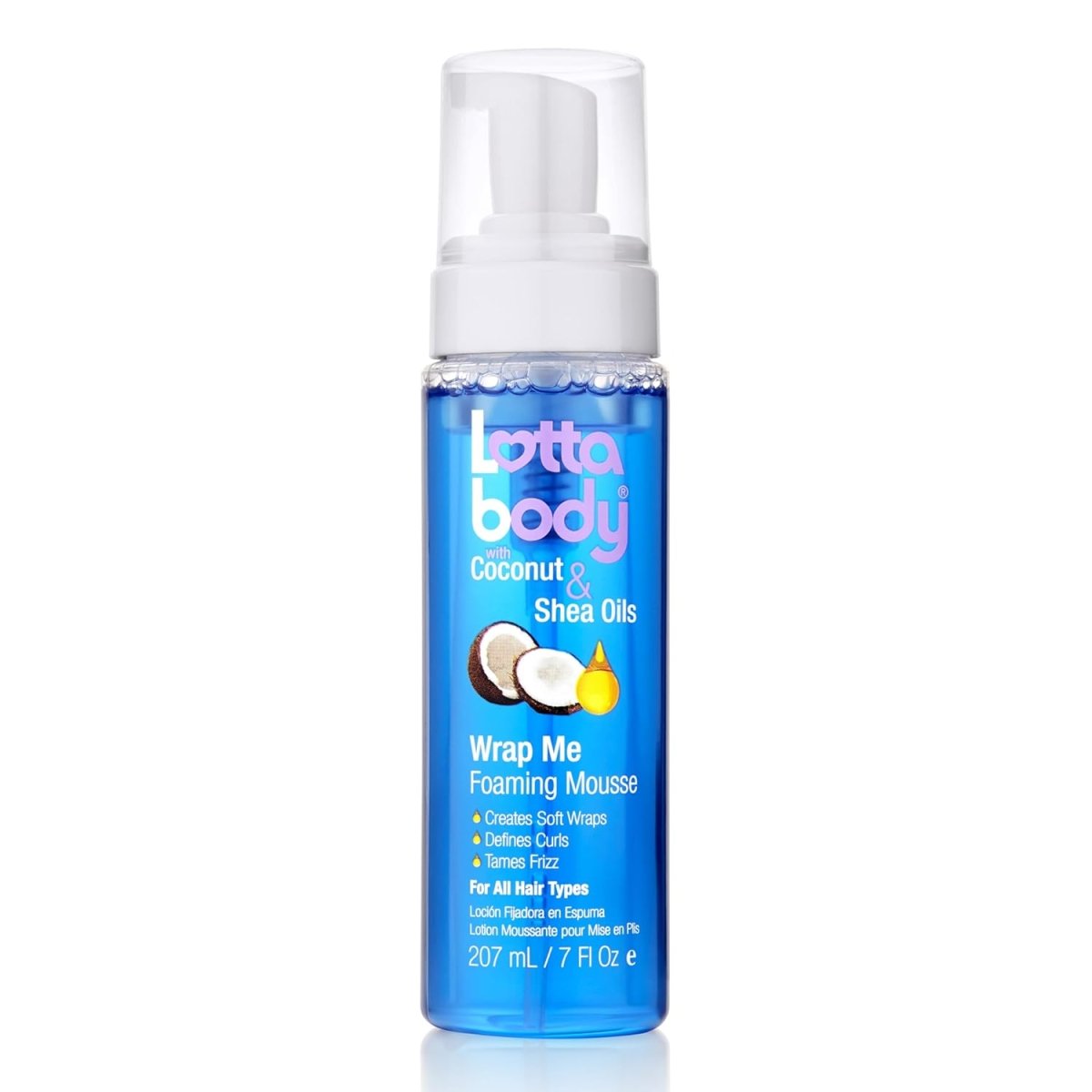 Curl-Defining Foaming Mousse with Coconut & Shea Oils 7 oz - ToxiTress Hair Experience