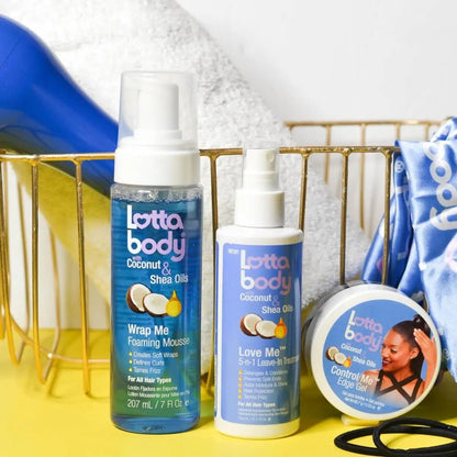 Curl-Defining Foaming Mousse with Coconut & Shea Oils 7 oz - ToxiTress Hair Experience