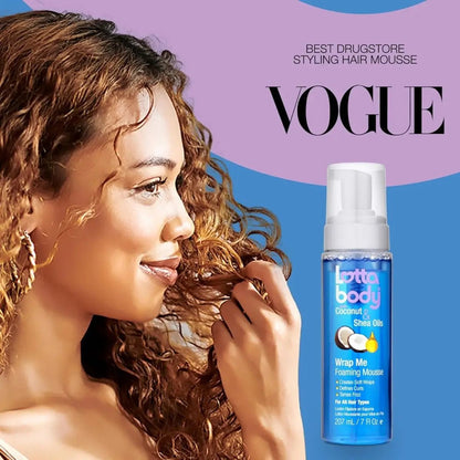 Curl-Defining Foaming Mousse with Coconut & Shea Oils 7 oz - ToxiTress Hair Experience