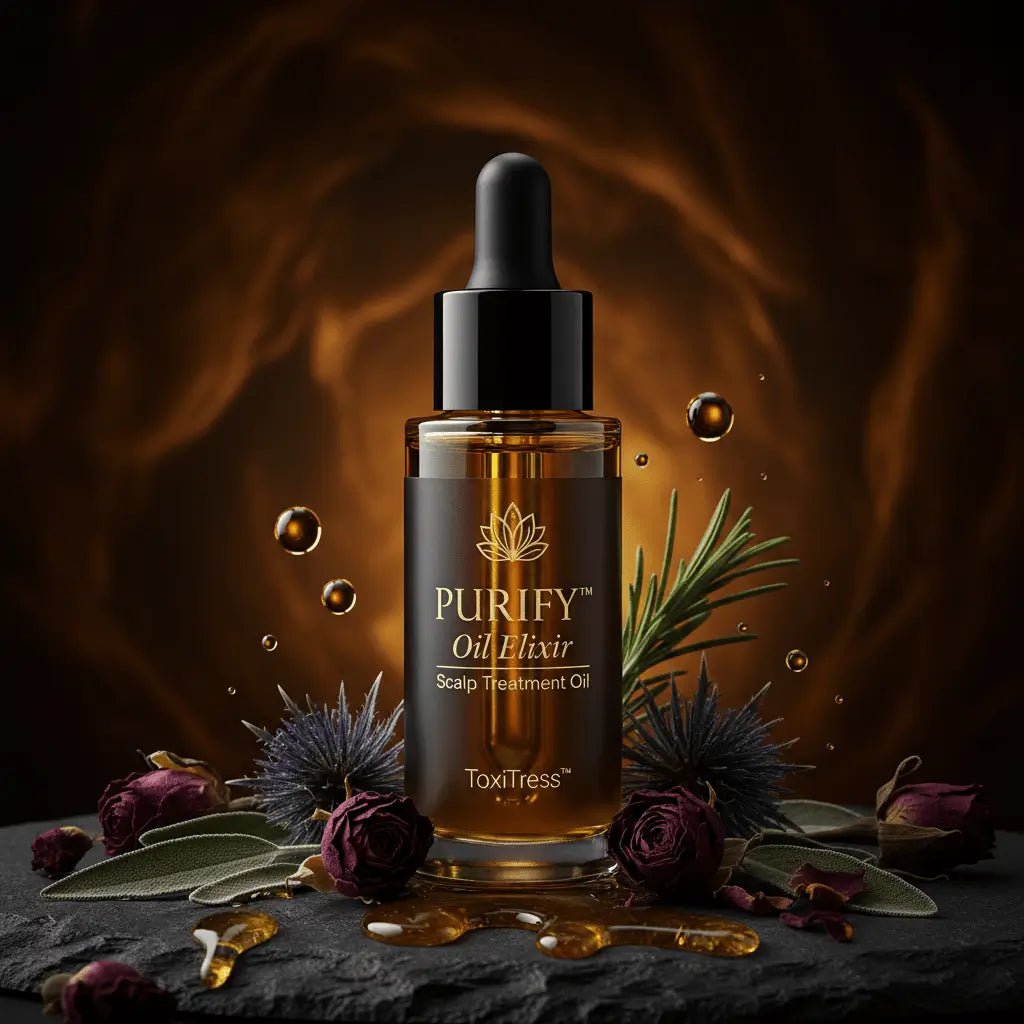Purify Scalp Treatment Oil Elixir – Lightweight Nourishing Care - ToxiTress Hair Experience