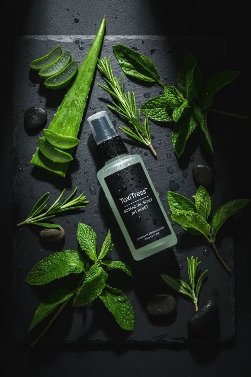Restore Botanical Scalp pH Reset Spray – Lightweight Hydration - ToxiTress Hair Experience