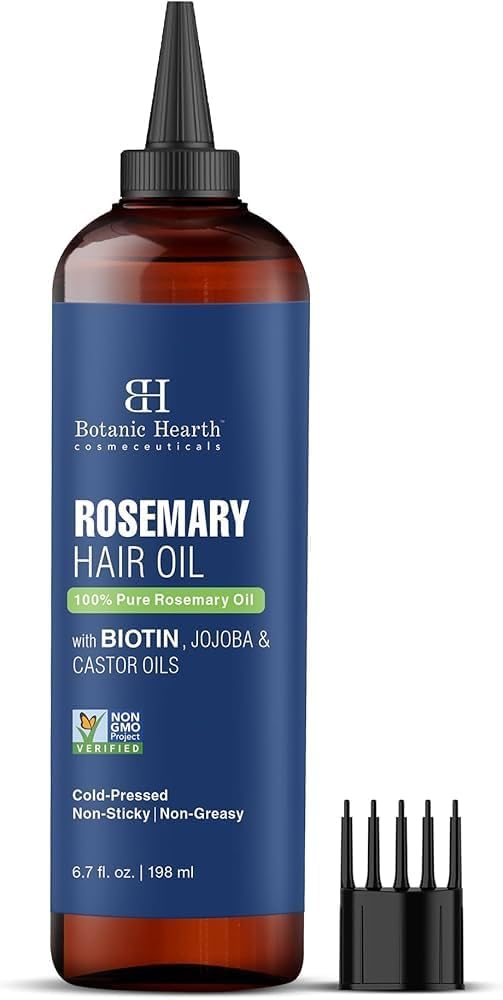 Rosemary Hair Oil for Hair Growth with Biotin & Castor - ToxiTress Hair Experience