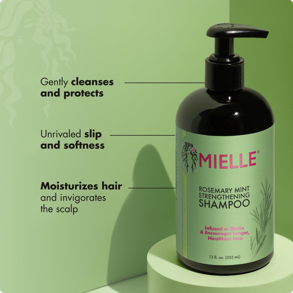 Rosemary Mint Biotin Shampoo for Stronger, Hydrated Hair - ToxiTress Hair Experience