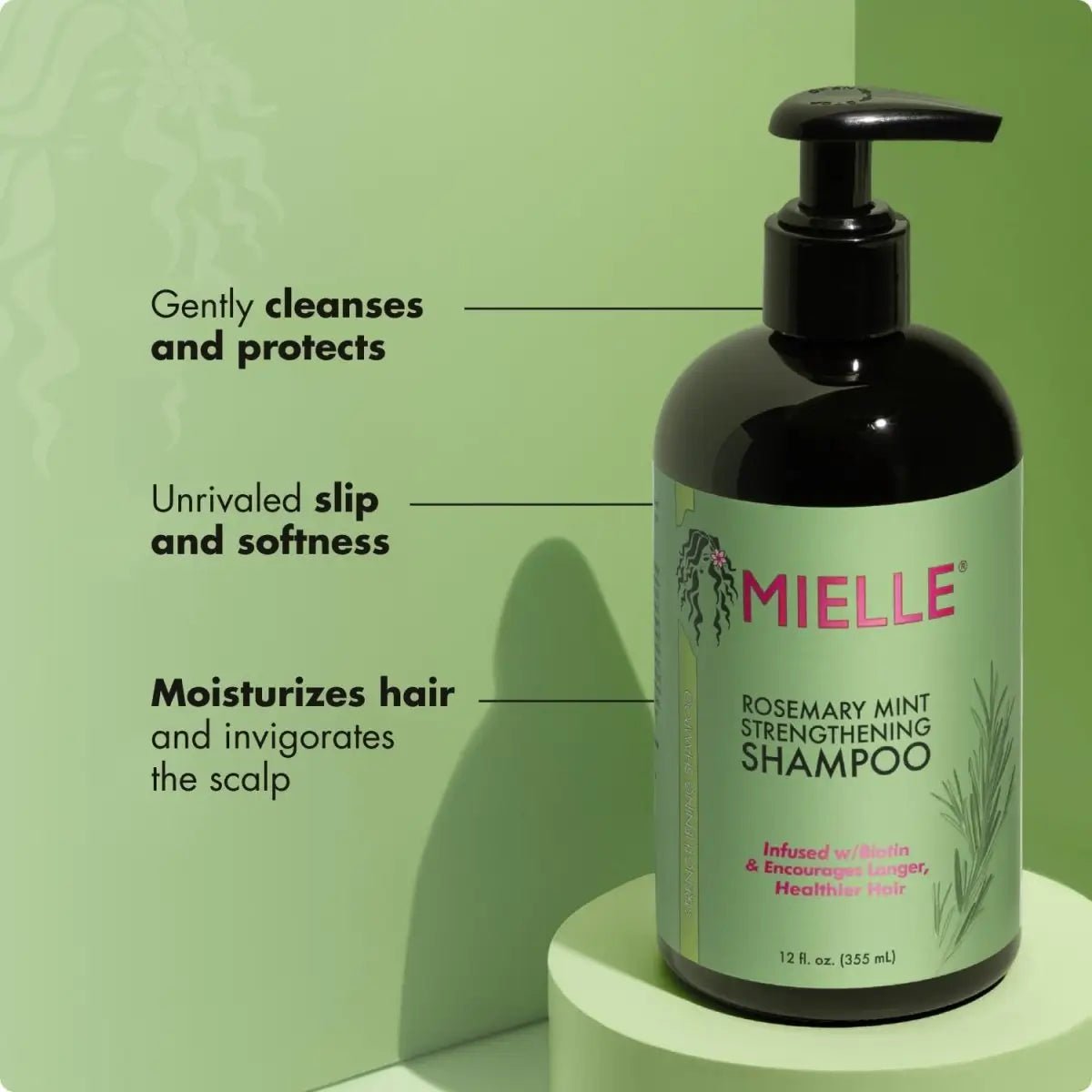 Rosemary Mint Biotin Shampoo for Stronger, Hydrated Hair - ToxiTress Hair Experience