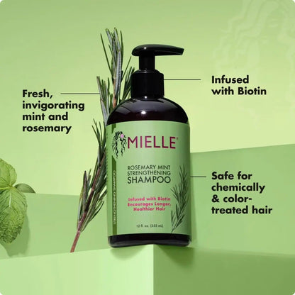 Rosemary Mint Biotin Shampoo for Stronger, Hydrated Hair - ToxiTress Hair Experience