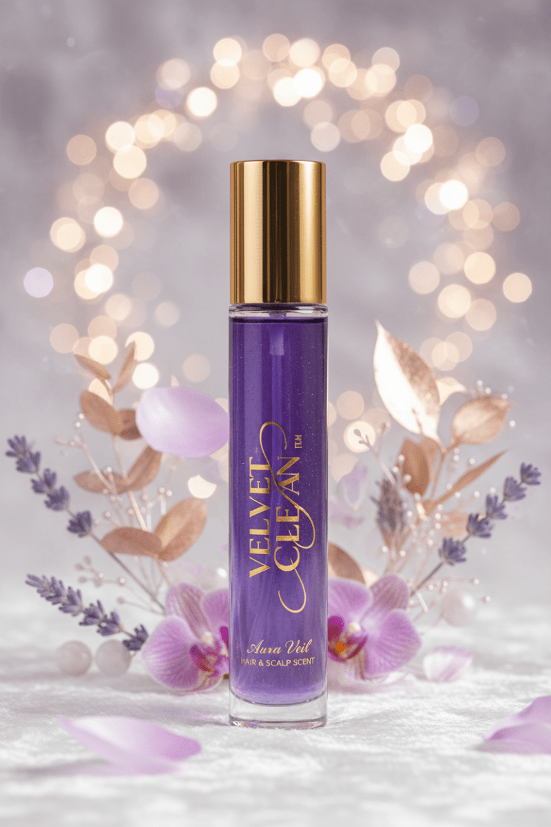 Velvet Clean Scalp & Hair Scent Spray – Lightweight Long-Lasting Mist - ToxiTress Hair Experience