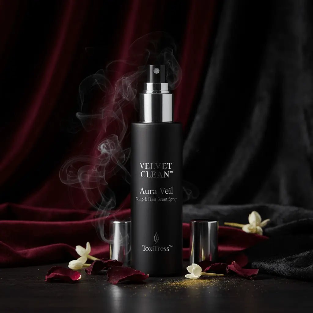 Velvet Clean Scalp & Hair Scent Spray – Lightweight Long-Lasting Mist - ToxiTress Hair Experience